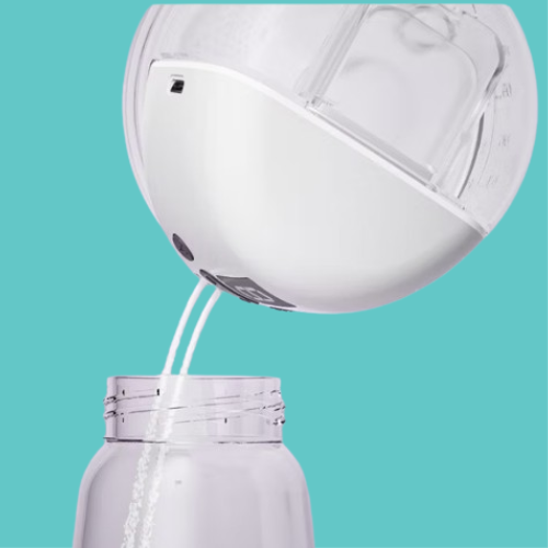 La Frutta MUM Hands-Free Breast Pump 150 ml cup, light weight, Wearable Pump with Comfortable Flange, 3 Modes & 9 Levels, Electric Breast Pump Portable for Easy Pumping, Smart Display, Wireless, Free  milk storage bags are included.