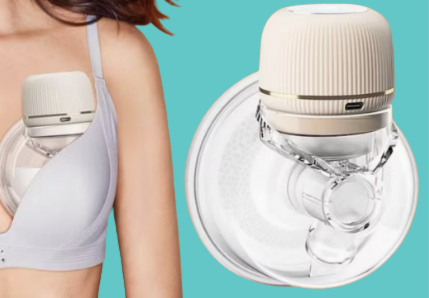 La Frutta MUM Hands-Free Breast Pump 210 ml cup ,Wearable Pump with Comfortable Flange, 3 Modes & 9 Levels, Electric Breast Pump Portable for Easy Pumping, Smart Display, Wireless,  Free milk storage bags are included.