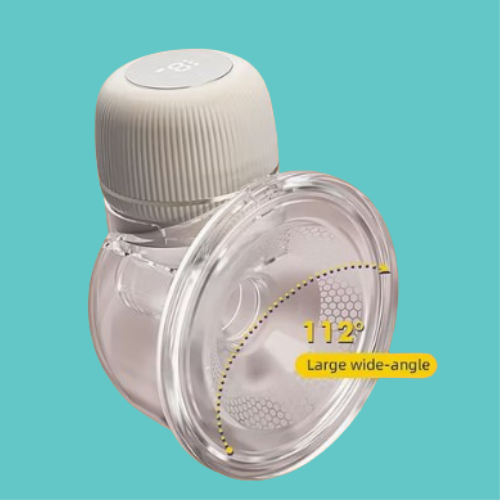 La Frutta MUM Hands-Free Breast Pump 210 ml cup ,Wearable Pump with Comfortable Flange, 3 Modes & 9 Levels, Electric Breast Pump Portable for Easy Pumping, Smart Display, Wireless,  Free milk storage bags are included.