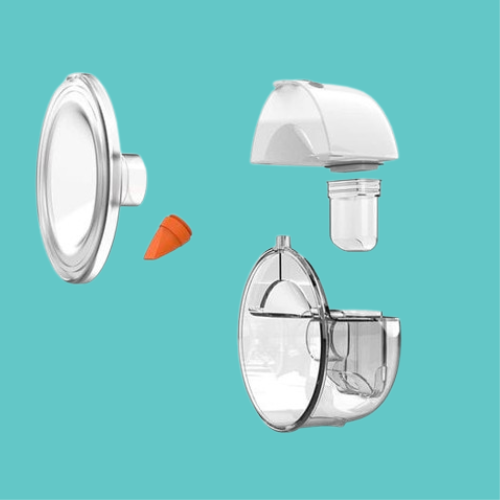 La Frutta MUM Hands-Free Breast Pump 150 ml cup, light weight, Wearable Pump with Comfortable Flange, 3 Modes & 9 Levels, Electric Breast Pump Portable for Easy Pumping, Smart Display, Wireless, Free  milk storage bags are included.