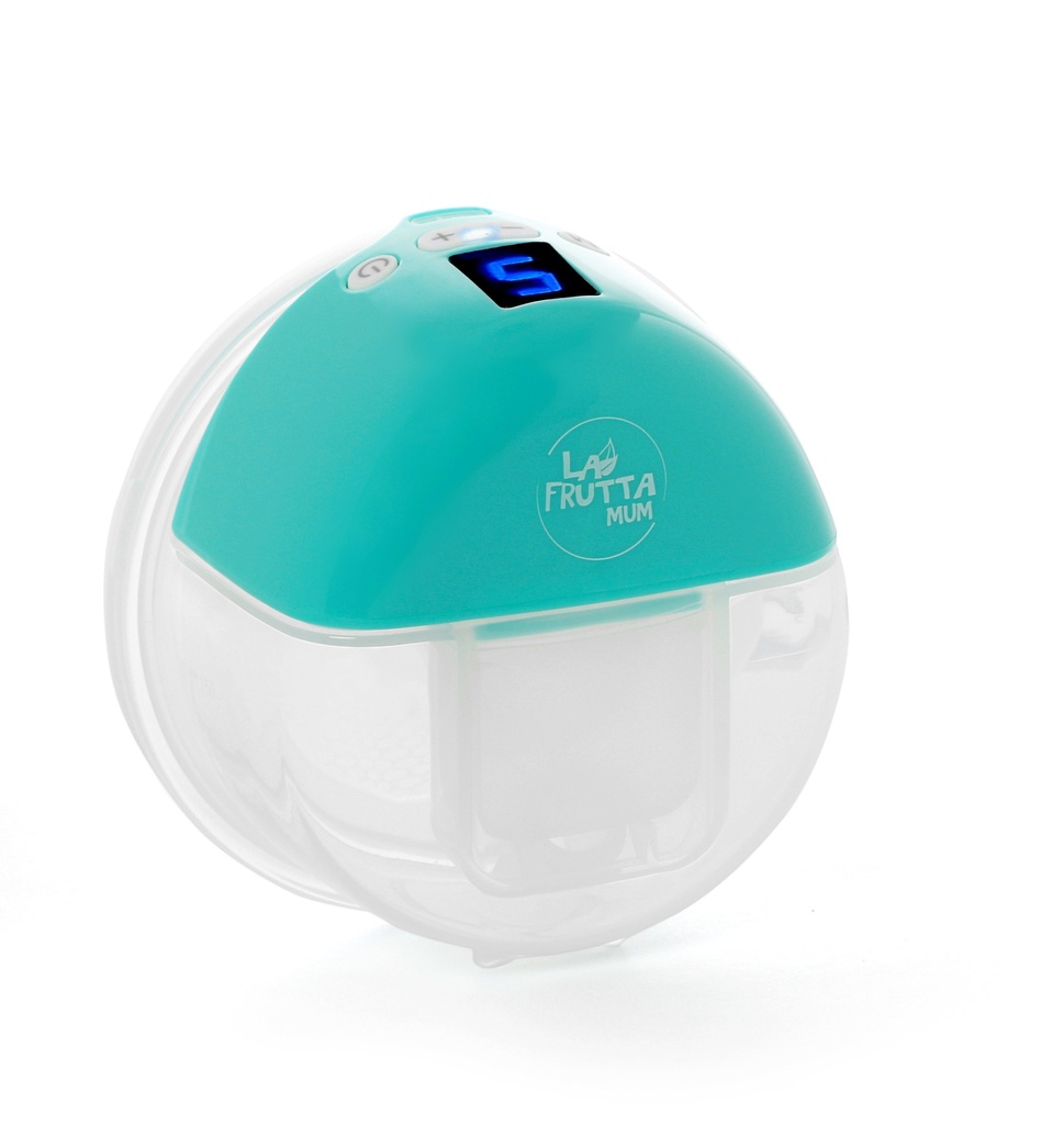 La Frutta MUM Hands-Free Breast Pump 150 ml cup, light weight, Wearable Pump with Comfortable Flange, 4 Modes & 9 Levels, Electric Breast Pump Portable for Easy Pumping, Smart Display, Wireless, Free milk storage bags are included.