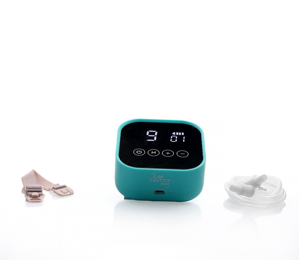 La Frutta MUM Double Hands-Free Breast Pump 210*2 ml cups, Wearable Pump with Comfortable Flange, 4 Modes & 9 Levels, Electric Breast Pump Portable for Easy Pumping, Smart Display, Wireless, Free milk storage bags are included.