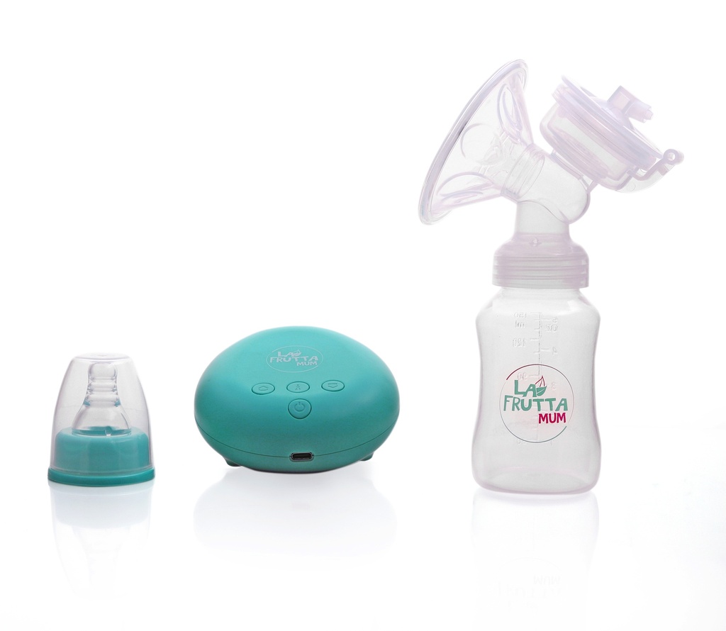 La Frutta MUM Double Electric Breast Pump 150 ml*2 Bottles,  Portable Breast Pump, Pain Free, Breast Feeding Pump with  Memory Function, 2 Modes & 9 Levels Adjustment, Ultra-Quiet, Free milk bags are included.