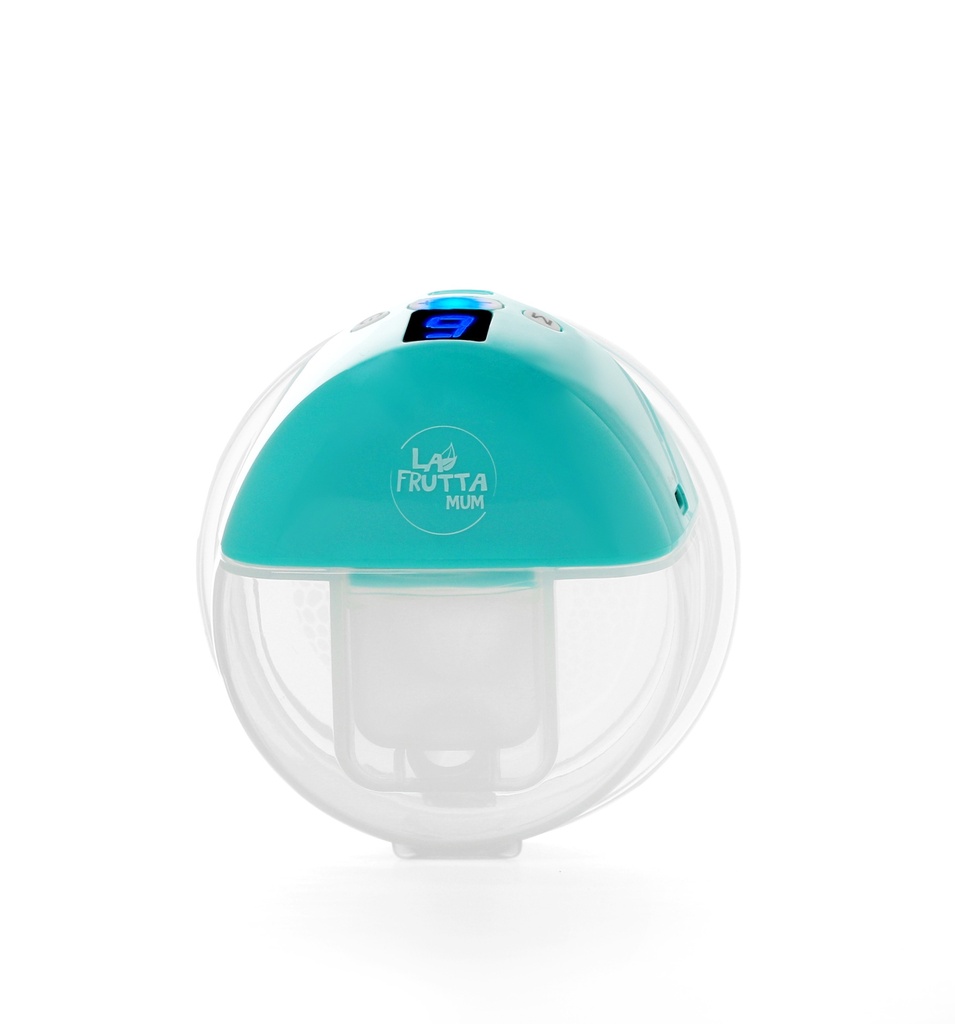 La Frutta MUM Hands-Free Breast Pump 150 ml cup, light weight, Wearable Pump with Comfortable Flange, 4 Modes & 9 Levels, Electric Breast Pump Portable for Easy Pumping, Smart Display, Wireless, Free milk storage bags are included.