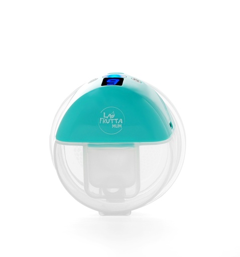 [25101] La Frutta MUM Hands-Free Breast Pump 150 ml cup, light weight, Wearable Pump with Comfortable Flange, 4 Modes & 9 Levels, Electric Breast Pump Portable for Easy Pumping, Smart Display, Wireless, Free milk storage bags are included.