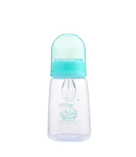 [22061] La Frutta Bottle with Spoon 150ml - Blue