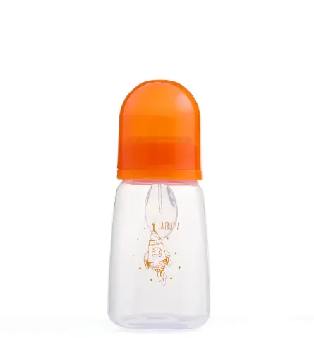 [22061/] La Frutta Bottle with Spoon 150ml - Orange