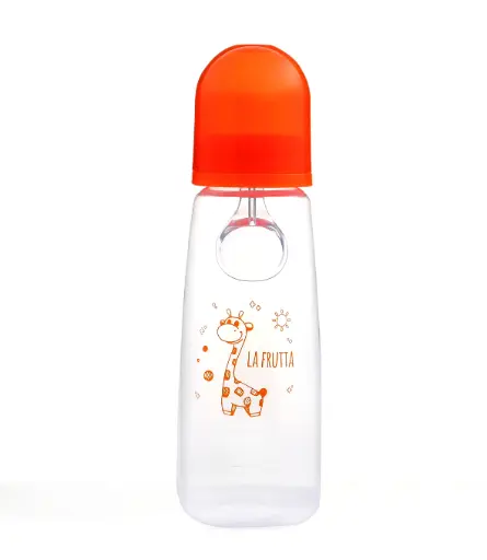 [22062+] La Frutta Bottle with Spoon 270ml - Orange