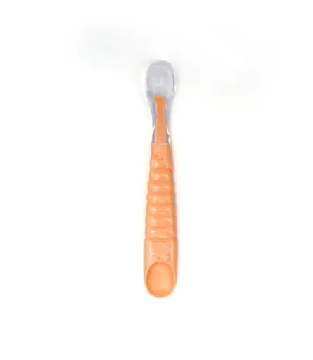 [22485] La Frutta Silicone Spoon Peel and Mash +4Months - Orange