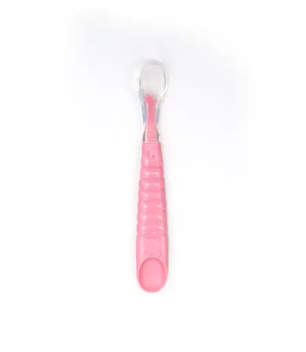 [22385/] La Frutta Silicone Spoon Peel and Mash +4Months - Pink